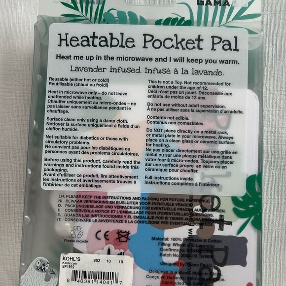 Gamago Heatable Reusable Sloth Pocket Pal Lavender Infused - Picture 2 of 3